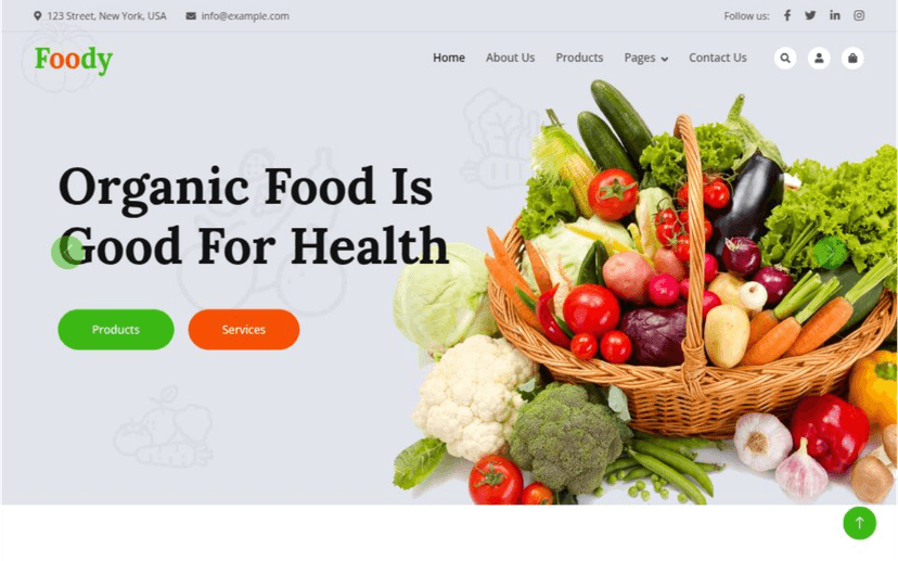 Giao diện Foody