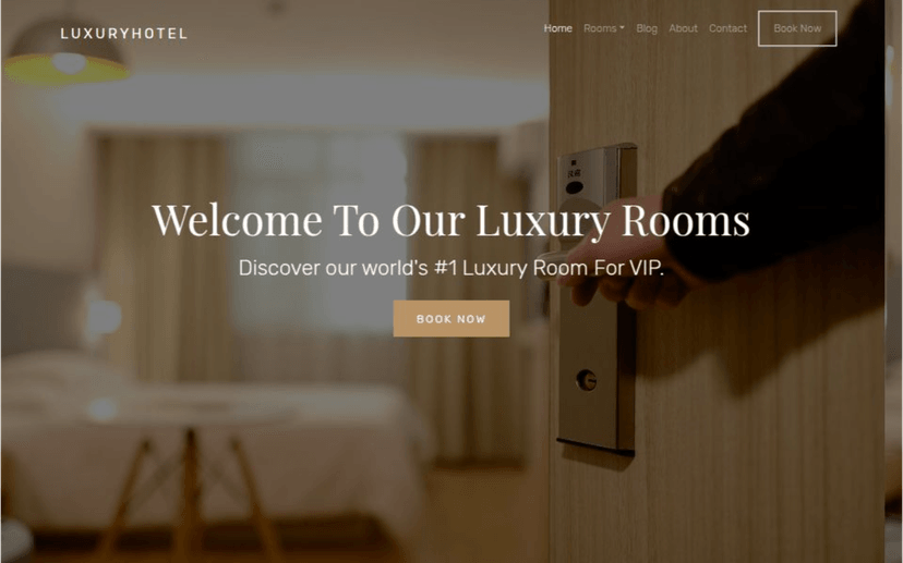 Giao diện Luxury Hotel