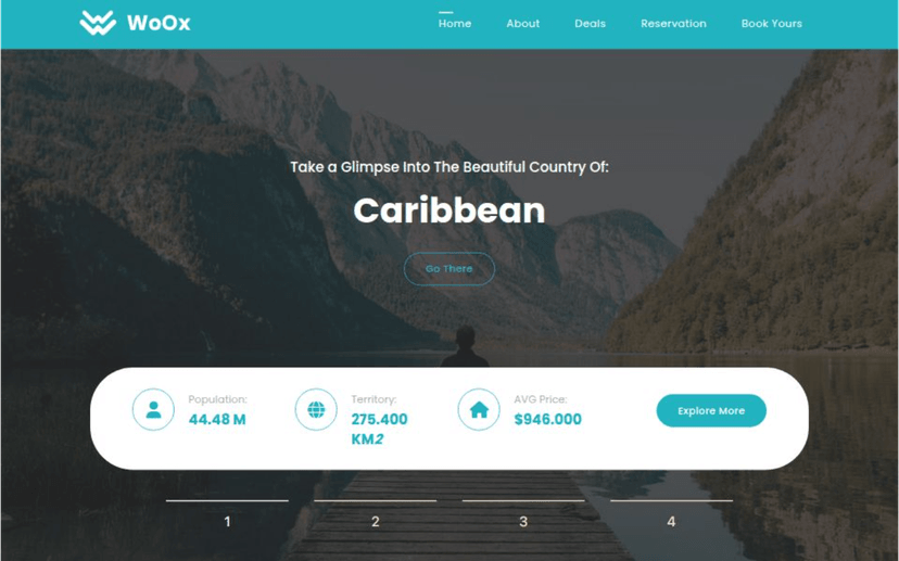 Giao diện Wooxtravel